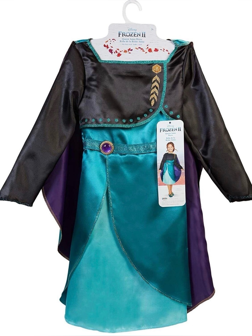 4-6X Disney’s Frozen Anna Dress Princess Costume - NWT - No Cancels